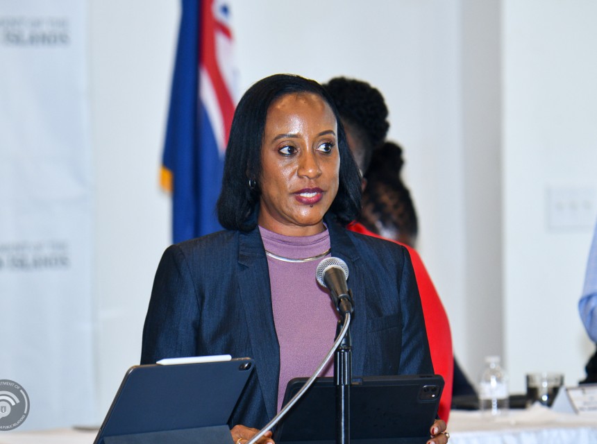 DS Trott delivering Mid-Year Retreat Update