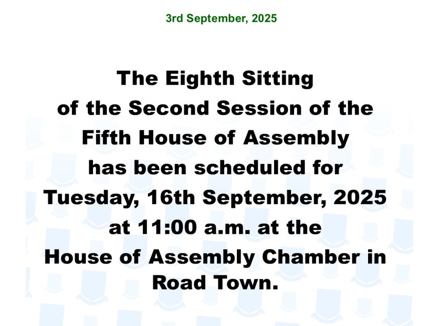 house of assembly sitting