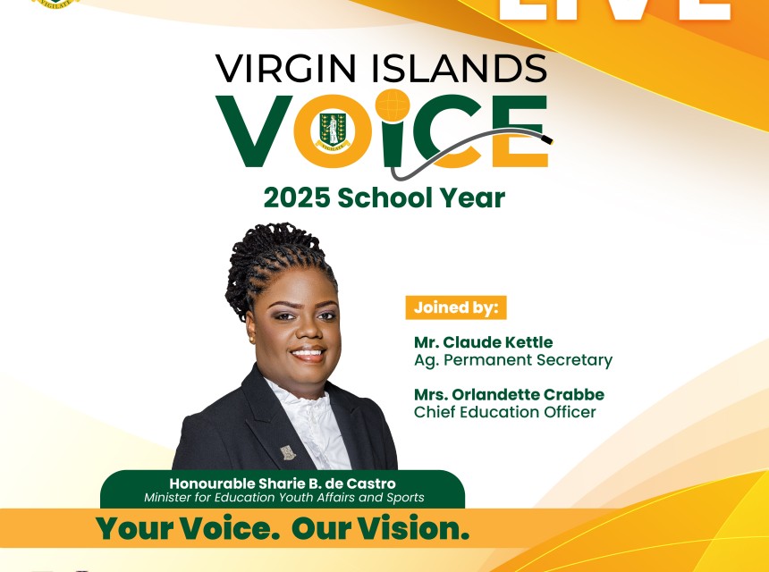 Minister for Education to feature on Virgin Islands Voice