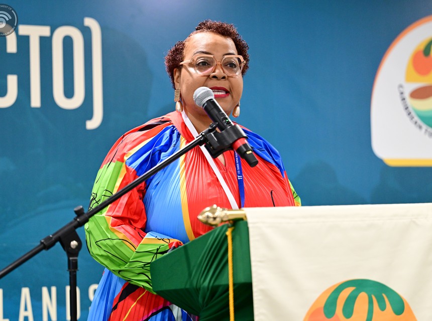 Minister Roxanne Dewindt-Toussaint at CTO ceremony