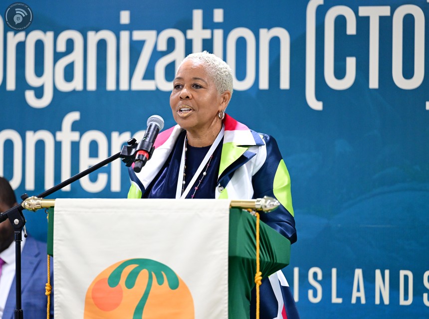 Sharon Flax-Brutus at CTO ceremony