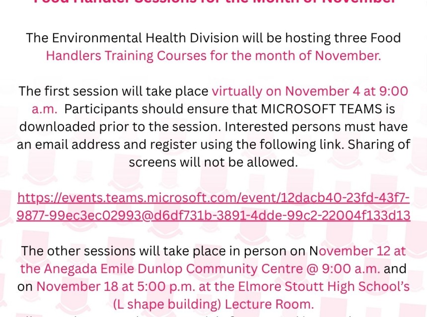 20251022 Food-Handlers-November-Schedule