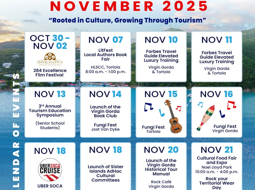 Culture and Tourism Month Calendar