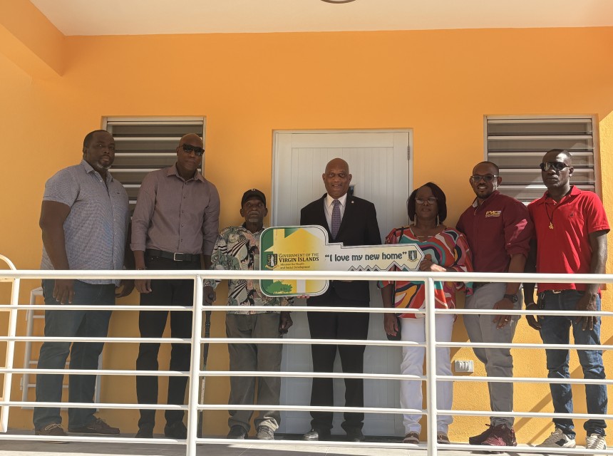 Marvin Malone House Handover Group Photo