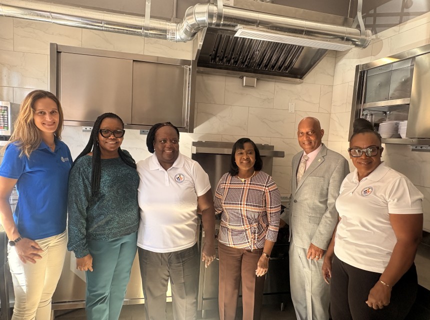 ADH Kitchen Handover Group Picture