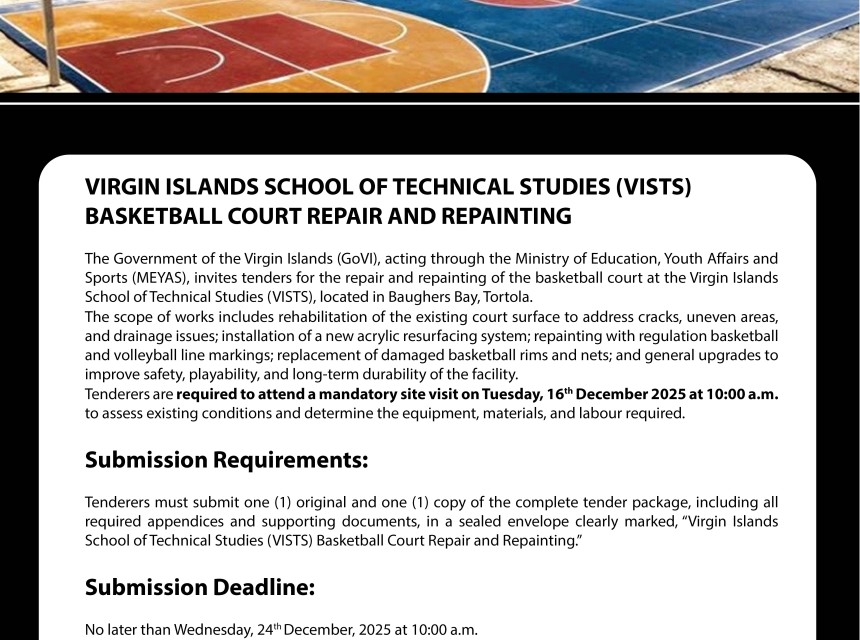  VISTS BASKETBALL COURT REPAIR AND REPAINTING