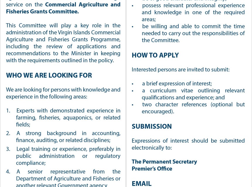 Agriculture and Fisheries Grants Committee 2