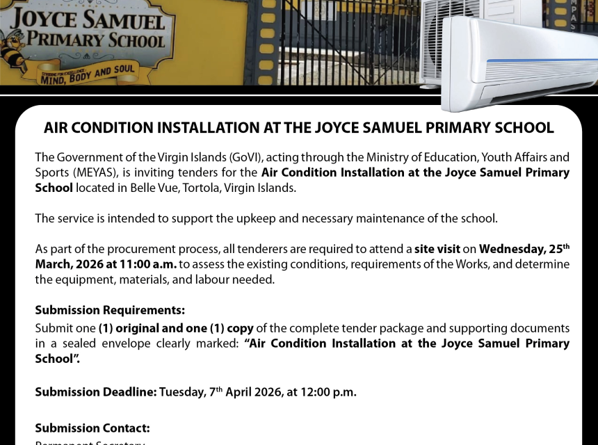 Air Condition Installation at the Joyce Samuel Primary School