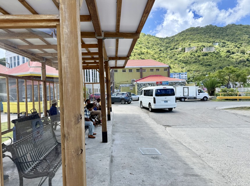 Road Town Bus Stop Photo 1