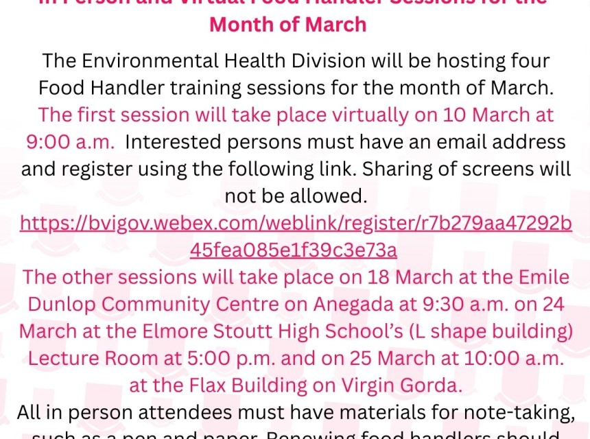 March food handlers 