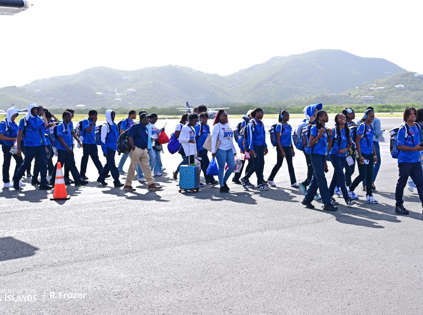 CARIFTA53 Team BVI Disembarking