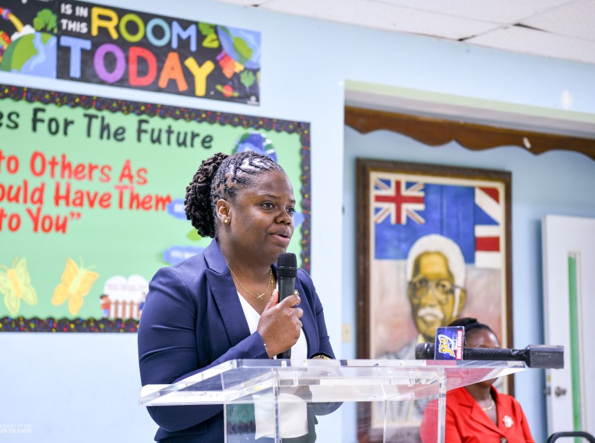 Hon de Castro at Ivan Dawson Playground Dedication