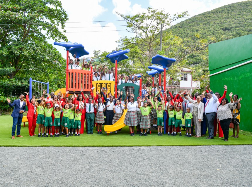 Ivan Dawson Playground Celebratory Photo