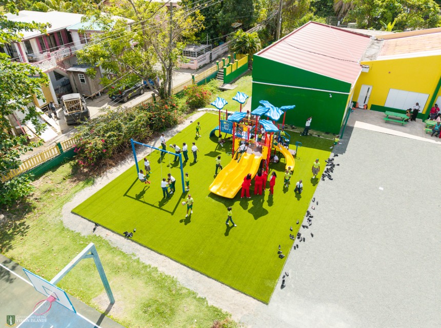 Ivan Dawson Playground Overhead