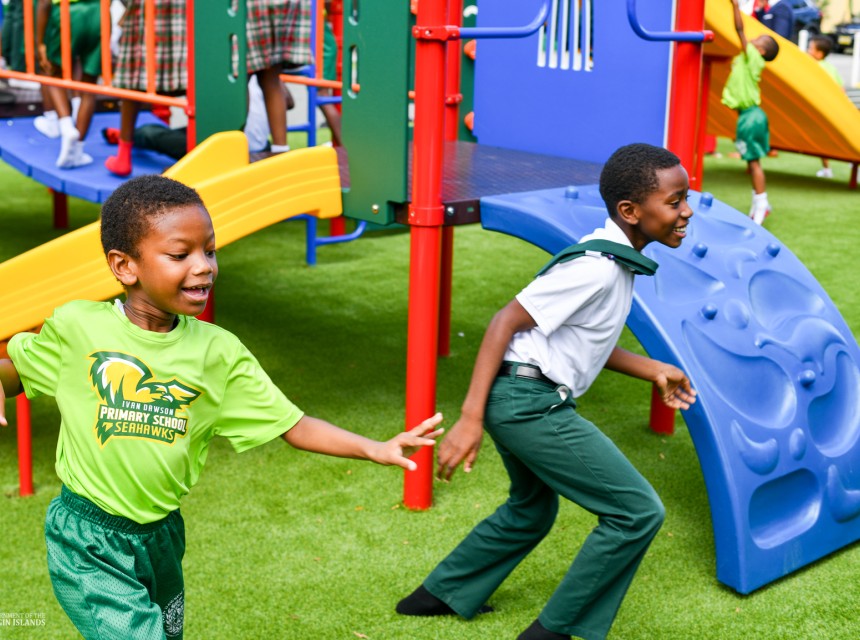 Ivan Dawson Students at Play