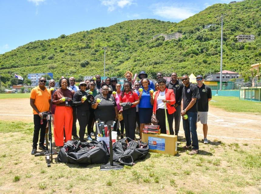 Softball Equipment Donation and Training Group Photo.jpg