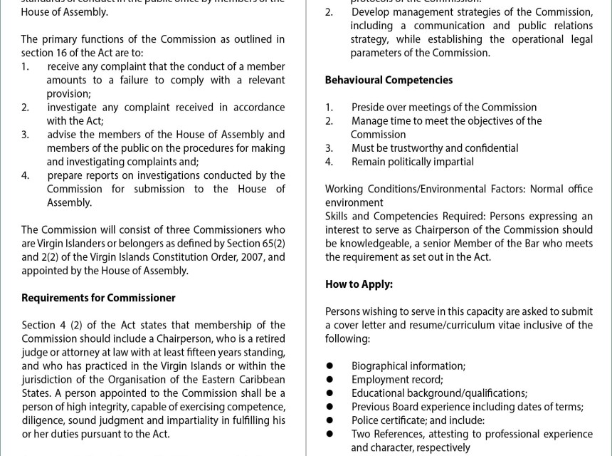 Chairperson of Parliamentary Commission-3